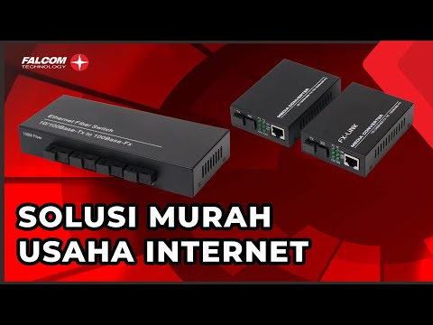 Solusi Jaringan Fiber Optik Yang Paling Murah || Media Converter