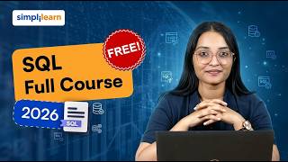 SQL Full Course 2026 [FREE] | SQL Tutorial For Beginners 2026  | Advanced SQL Course | Simplilearn