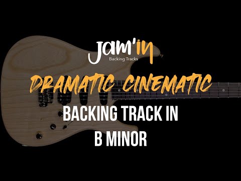 Dramatic Cinematic Guitar Backing Track in B Minor