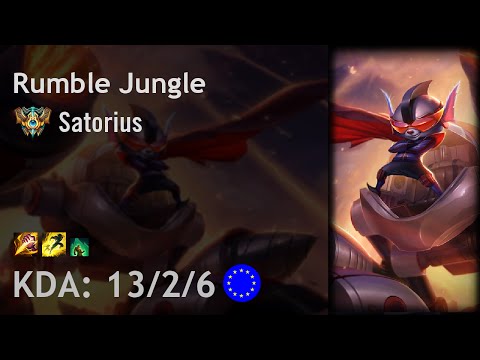 Rumble Jungle vs Rek'Sai - Satorius - EUW Challenger Patch 6.17