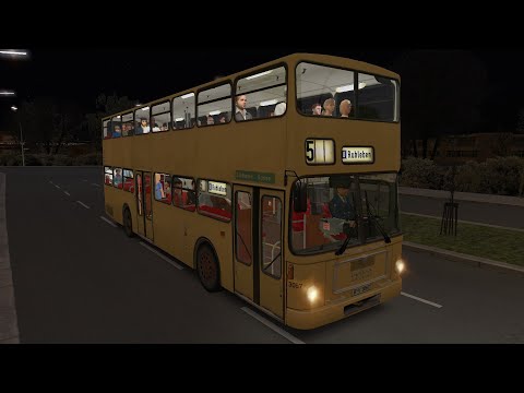 Omsi 2 Addon Berlin-Spandau 1986 - Route 5 Waldkrankenhaus - U Ruhleben (PC)