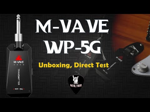M-VAVE WP-5G 5.8G Rechargeable Wireless Guitar System Transmitter and Receiver with FREE GHS Phosphor Bronze Guitar Strings image 7
