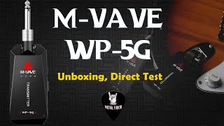 Video thumbnail for M-VAVE WP-5G 5.8G Wireless Guitar System Unboxing Review by Metal Fakir