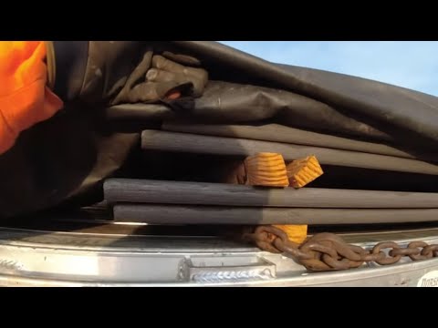 #587 Load of Steel Plate The Life of an Owner Operator Flatbed Truck Driver