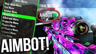 AIMBOT TROLLING FANS WITH INSANE TRICKSHOTS AND MOD MENU! (BO2 Trickshotting & Modding)
