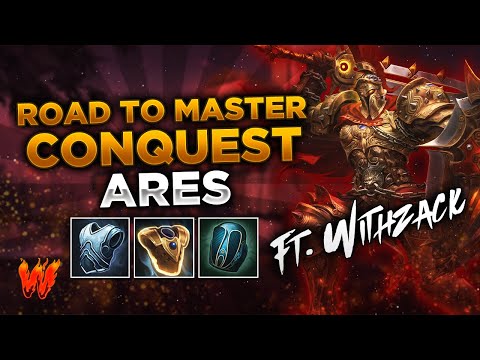 ARES, ESTO EMPIEZAAAAA ft. WithZack - Warchi - Smite Road to Master Conquest