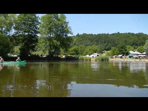 Mit dem Boot auf der Naab