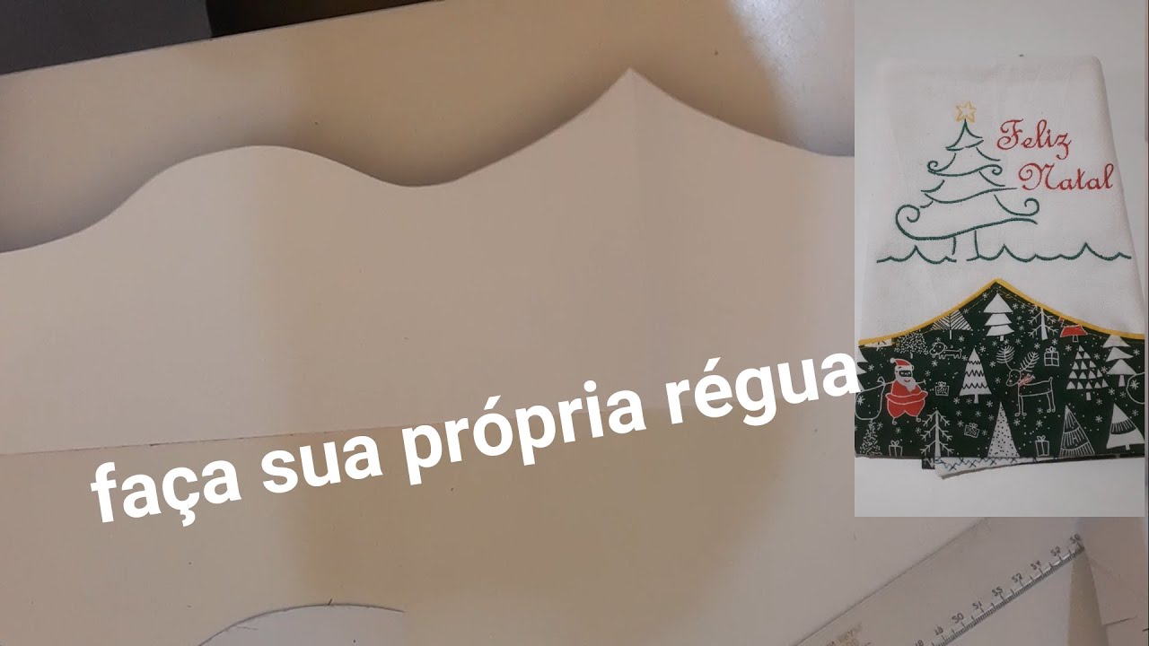 RÉGUA PARA BARRADO EM PANO DE PRATO