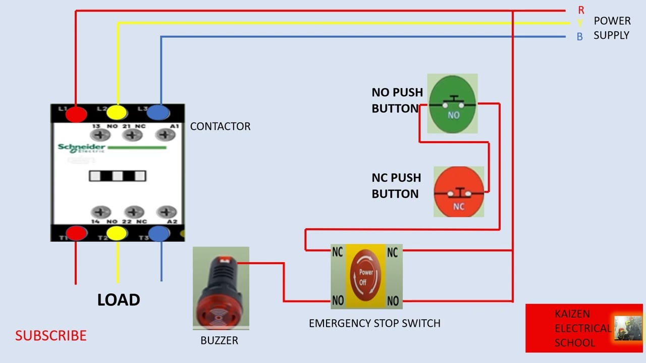 EMERGENCY STOP SWITCH WIRING DIAGRAM