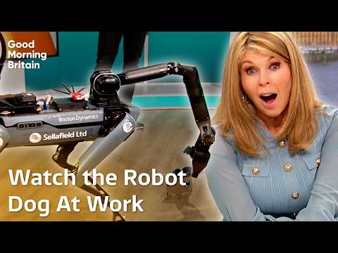 Robot dog gets 'paws' dirty in nuclear waste clean-up