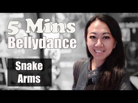 Learn how to belly dance tutorial | 5mins Bellydance - Snake Arms | Belly Dancing