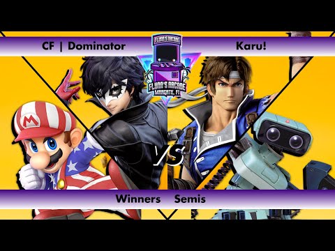 Flynn's Arcade 083 Winners Semis - CF | Dominator (Mario Joker) vs Karu! (Richter ROB) SSBU Tourney