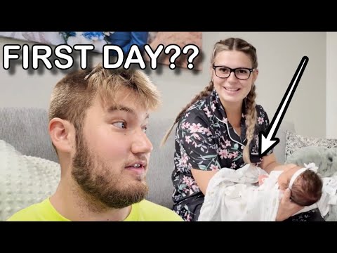 Baby Haydens first FULL DAY at HOME!!!