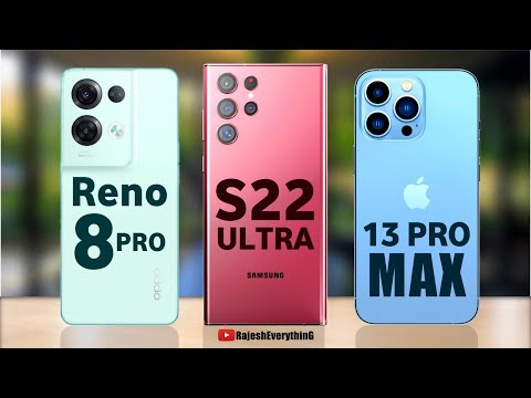Oppo Reno 8 Pro vs Samsung Galaxy S22 Ultra vs iPhone 13 Pro Max | #MobileTechTube