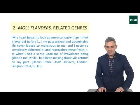 The early novel Moll Flanders