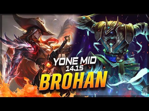 Brohan - Yone vs Nasus MID Patch 14.15 - Grandmaster Yone Gameplay
