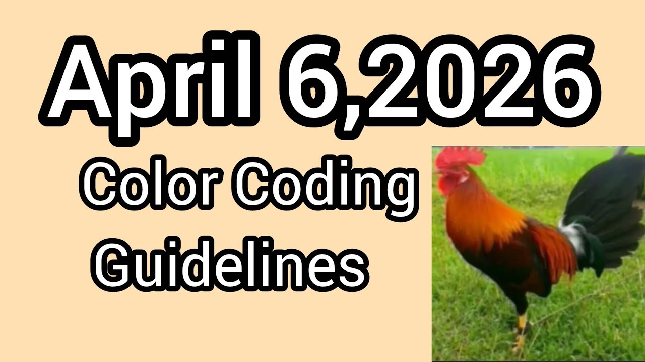 April 6,2026 Color Coding Guidelines