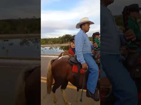cavalgada cidade Guaraíta GO #cavalos