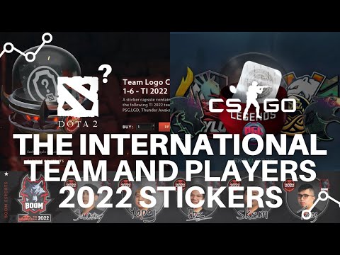 DOTA 2 GAME PLAGIAT? - THE INTERNATIONAL 2022 TEAM AND PLAYER STICKERS