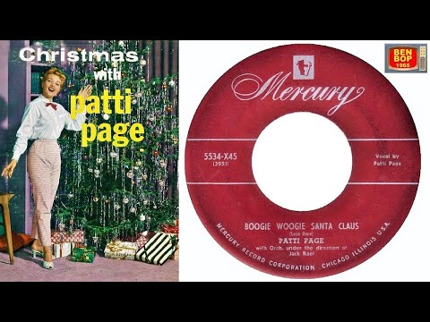 PATTI PAGE - Ding Dong Boogie / Boogie Woogie Santa Claus 🎅🏻🎄