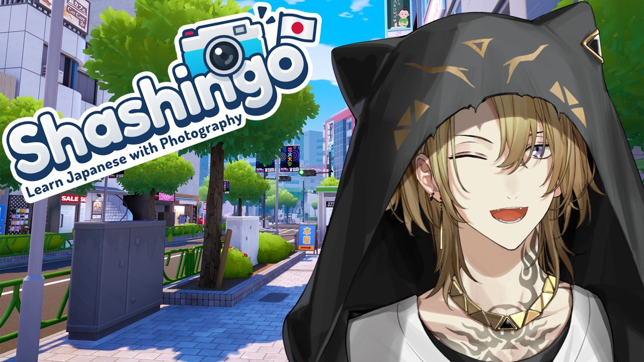 【SHASHINGO】写真を撮って、勉強しましょう！/ TAKING PHOTOS AND LEARNING WORDS【NIJISANJI EN | Luca Kaneshiro】