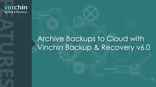 Archive Backups to Cloud with Vinchin Backup & Recovery