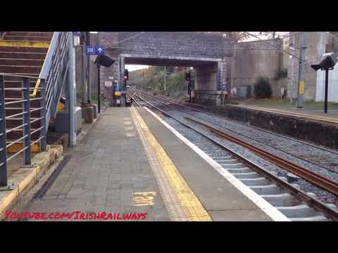 Irish Rail Dart EMU 8106 Arrives Malahide Teminates From Bray