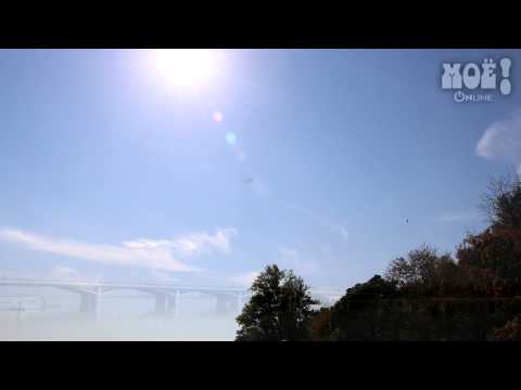 Репетиция авиашоу осложнила движение по набережной и мостам