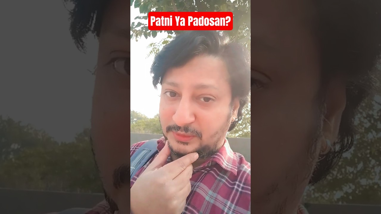 Patni Vs Padosan 😳 | Kaun Hai Asli Shakti?” #PatniVsPadosan #ComedyShorts