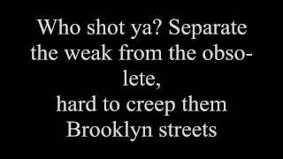 The Notorious B.I.G - Who shot Ya Lyrics