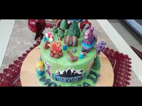 Fortnite cake فورت نايت كيك