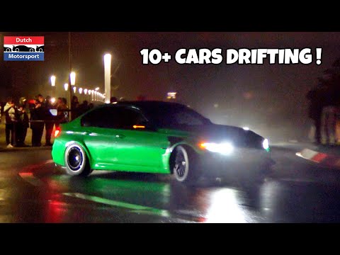 MADNESS at CARFREITAG 2023 Nürburgring Boulevard - Crazy Drifting & Burnouts!