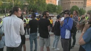 Another night with protesters outside DeKalb jail