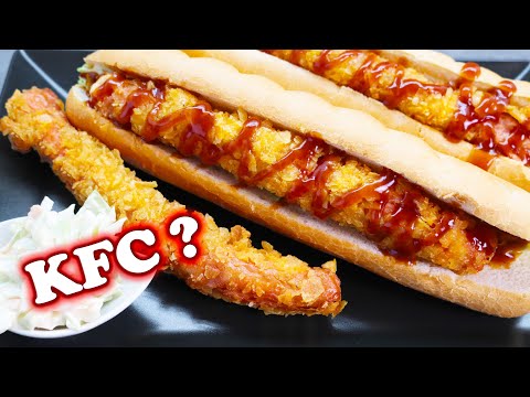 KFC HOT DOG Recipe | This HOT DOG is so CRISPY | Easy Hot Dog Recipes