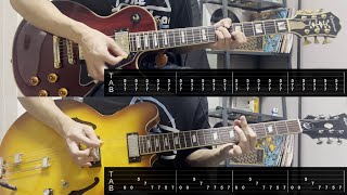 Alone, Together - The Strokes (Guitar Cover &amp; TAB Tutorial)