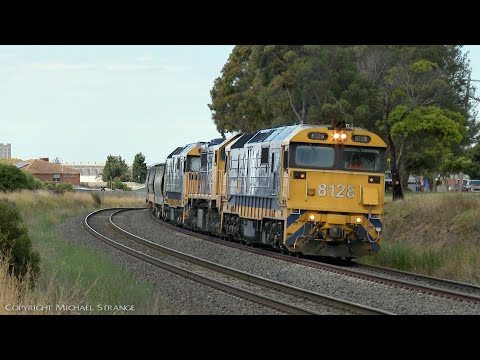 3CM6 Pacific National Grain Train Stops At Anakie Loop (9/2/2022) - PoathTV Australian Railways