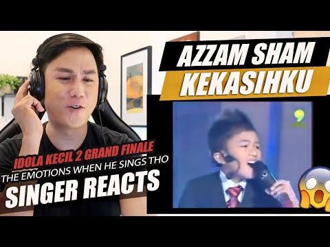 Azzam Sham - “Kekasihku” Idola Kecil 2 Grand Finale | SINGER REACTION