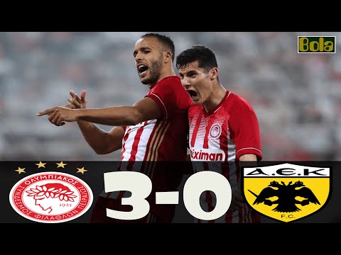 FC Olympiakos Pireu 3-0 FC AEK Athlitiki Enosis Ko...
