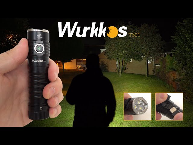 كشاف يدوي Wurkkos TS21 ب ثلاث عدسات
