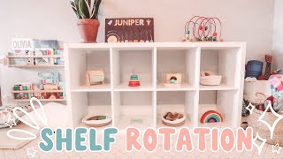 A DAY OF PLAY! || Starting a Toy Shelf Rotation || Our Favorite Baby Toys 7-8 Months