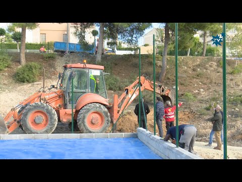 Las obras de la pista deportiva de Varadero entran en su recta final