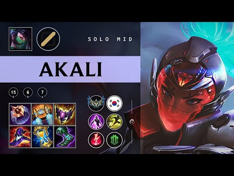 Akali Mid vs Diana - KR Challenger Patch 25.24