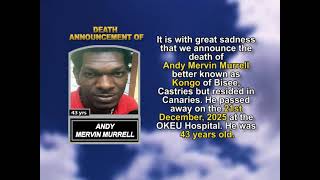 Andy Mervin Murrell ~ Short Obituary
