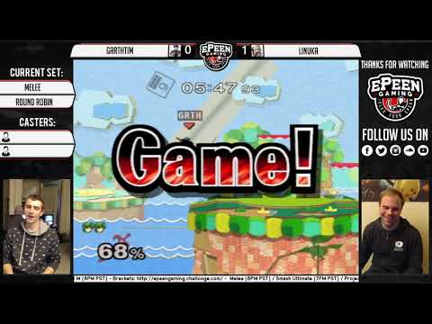 Smash @ TTH - GarthTim (Marth) Vs. Linuka (Fox) - Melee (Round Robin)