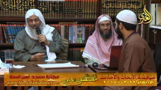 مناقشة الأبحاث والأحاديث بمكتبة مسجد أهل السنة بمنية سمنود 22 03 2017 2