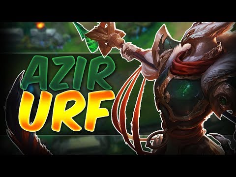URF 2017 AZIR ft. Kobe2408 - BROKEN CHAMP IN ULTRA RAPID FIRE 2017 - Arcade Summoner Rift
