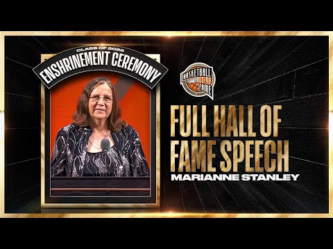 Marianne Stanley | Hall of Fame Enshrinement Speech