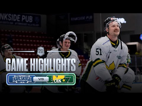 BIK Karlskoga vs. Östersund | Highlights 17/11