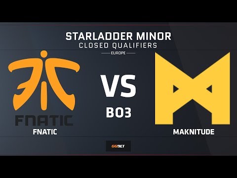 [EN] Fnatic vs Maknitude | Map 1 – Nuke | Europe Minor Closed Qualifier – StarLadder Major 2019