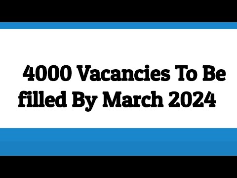 4000 Vacancies to Be filled By March 2024ðŸ‘‰Update #jkssbjobs